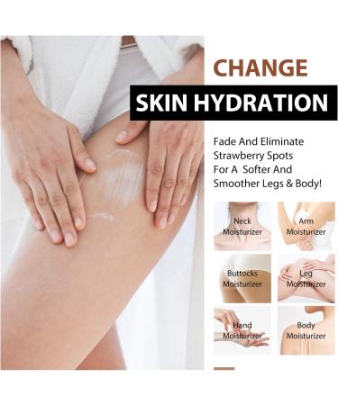 Strawberry Legs Treatment Cream For Women Keratosis Pilaris Lotion Chicken Skin Treatment Moisturizing Strawberry Skin Smooth Radiant Skin Care Solution Exfoliating Body Cream 120G - Buy Online on GoSupps.com