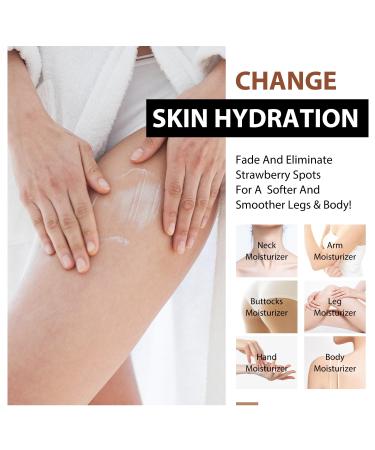 Strawberry Legs Treatment Cream | Exfoliating Lotion for Keratosis Pilaris & Dry Skin | Radiant & Smooth Skin Solution - Buy Online on GoSupps.com