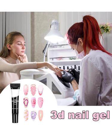 5D Nail Sculpting Gel | 5D Clear Nail Art Gel - Clear Manicure Supplies for Beginners Women and Events - Buy Online on GoSupps.com