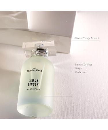Liliya's Aroma Perfume Lemon - Ginger with Citrus Vegan Essential Oils | Clean Scent | Cruelty-Free | Unisex Eau de Parfum | 3.4 Fl Oz 3.4 Fl Oz (Pack of 1) Lemon - Ginger - Buy Online on GoSupps.com