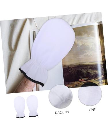 FRCOLOR 3 Pairs Exfoliating Hand Mask Fingerless Mittens Essential Oil Gloves Hydrating Gloves Hand Skin Repair Gloves Hands Moisturizing Gloves Miss Skin Care White Care Bag Flannel - Buy Online on GoSupps.com