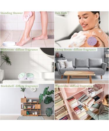 JOYHAZE Shower Steamers Aromatherapy Shower Tablets with Essential Oils for SPA Relaxation Christmas Birthday Valentines Gift Stress Relief Self Care Mixed Aromas (8) - Buy Online on GoSupps.com