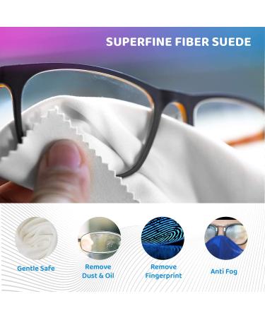 TOTCLEAR 5PACKS Anti-Fog Lens Cloth: Reusable Cleaning Wipe for Eyeglasses, Tablets, Phones & Computer Screens - Lasts 24 Hours, 1000 Uses - Buy Online on GoSupps.com