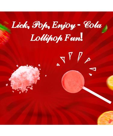 Striking Lollipop with Popping Candy Cola Flavour 13.8g (Pack of 4) - Buy Online on GoSupps.com