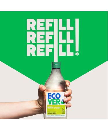 Ecover Washing Up Liquid Lily and Lotus 450ml - Eco-Friendly Soap (Pack of 1) - Buy Online on GoSupps.com