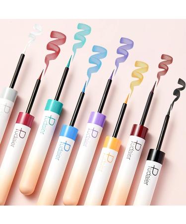 Espoce Berry Red Liquid Eyeliner 0.12 Oz - Long-lasting & High-Pigmented Colored Liner for Eye Makeup - Buy Online on GoSupps.com