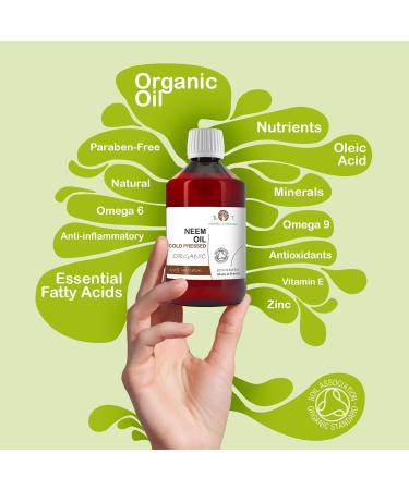 Neem Oil 250ml - Concentrated Pest Control Virgin Oil for Parasite Solutions Economical & Undiluted - Buy Online on GoSupps.com