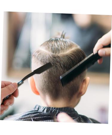 Healeeved Metal Hairpise Razor - Collapsible Hair Cutting Tool for Barbers | Stainless Steel Hairdressing Knife - 13.5x2.5x1cm Black - Buy Online on GoSupps.com