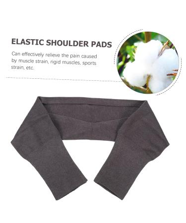 Mobestech Cotton Shoulder Pads & Covers for Men and Women - Dark Gray Neck Heating Pad & Cushion - Comfortable Shoulder Guard for Dresses - Buy Online on GoSupps.com