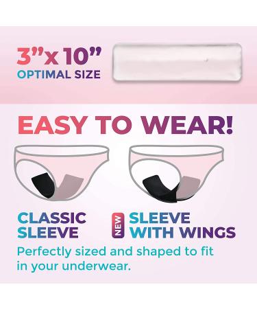 Reusable Perineal Ice Packs for Hemorrhoids & Postpartum Relief - Washable Sleeves, Ideal for Vaginal Pain & Groin Discomfort - Buy Online on GoSupps.com