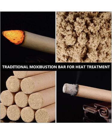 Exceart 20 Pack Smoke-Free Moxa Sticks - Moxibustion Tools for Effective Pain Relief | Handmade Chinese Moxa Strips - Buy Online on GoSupps.com