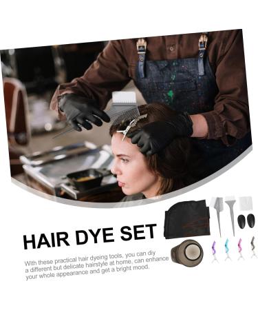 FRCOLOR 2 Sets Disposable Baking Oil Hair Dye Hair Dyes Hair Dye Brush Bleach Powder for Hair Scarf Apron Tools for Dyeing Hair Hair Dye Set Modeling Suite Product - Buy Online on GoSupps.com