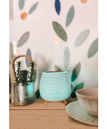 Aromatherapy Essential Oil Wooden Grain Diffuser | Auto Shut-Off | Cool Mist Humidifier 120ml - White | Ideal for Yoga, Spa, Office, Bedroom - Buy Online on GoSupps.com