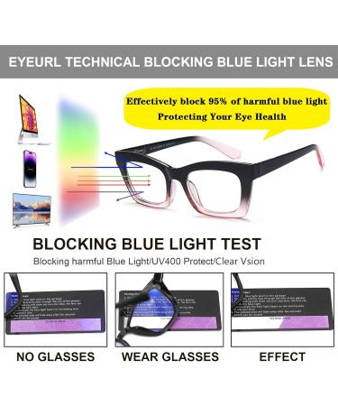 Shop 4 Pack Oprah Style Reading Glasses for Women | Blue Light Blocking Oversized Square Readers | Spring Hinge | International Shipping - Buy Online on GoSupps.com