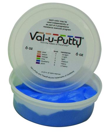 Val-u-Putty 10-3934 Exercise Putty 6 oz. Capacity Heavy Blueberry