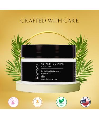Anti-wrinkle Eye Cream with Saffron | Moisturizing Hydrating Brightening | Non greasy Fast Absorbing Formula | Fights Wrinkles & Fine Lines | Reduces Dark Circles & Pigmentation | 5 oz - Buy Online on GoSupps.com