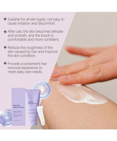 Effective and gentle hair removal cream painfree hair removal for sensitive skin soothes and moisturizes for soft smooth and silky skin for body face and bikini zone 1 - Buy Online on GoSupps.com