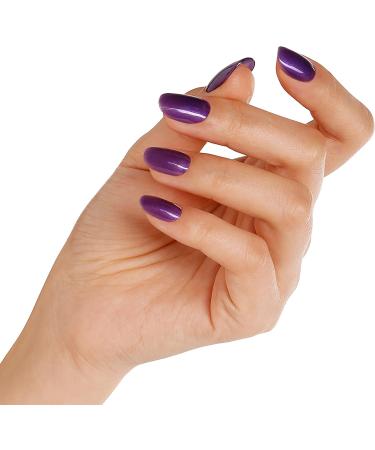 Bluesky Gel Nail Polish Purple Grape 80551 Dark Long Lasting Chip Resistant 10 ml (Requires Drying Under UV LED Lamp) - Buy Online on GoSupps.com