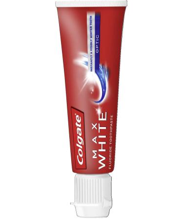Colgate Max White Optic Toothpaste - Trial & Travel Size (3 x 25ml) | Pack of 3 - Brighten Your Smile Anywhere! - Buy Online on GoSupps.com