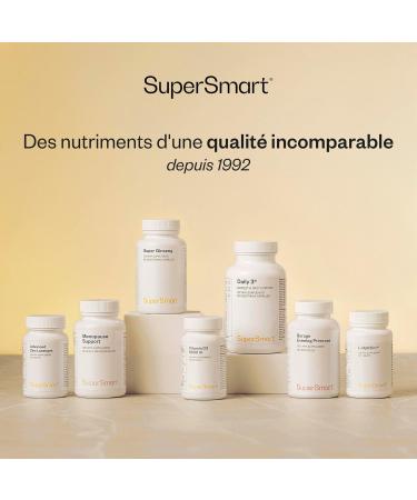 Vitamine E Naturelle - (D-Alpha Tocoph rol) - Bonne Sant de la Peau et des Cheveux - Aide Prot ger les Cellules Contre le Stress Oxydatif - 100 Softgels - Sans Gluten - SuperSmart - Buy Online on GoSupps.com