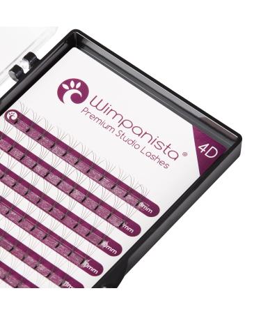 4D Volume Eyelashes D Curl - 0.07mm Thickness Mixed Lengths 8-14mm | Premium Eyelash Extensions for Stunning Volume - Buy Online on GoSupps.com