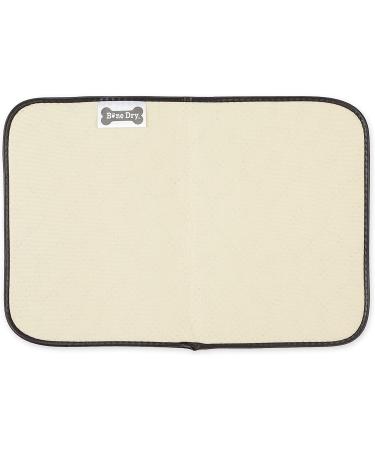 Bone Dry Machine Washable Ultra Absorbent Pet Mat - Lattice Gray - 12x18 - Buy Online on GoSupps.com
