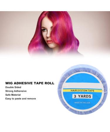2 Pieces Double Sided Wig Tape Strong Adhesive Hair Extension Wig Hair Support Tape for Salon Home Wig Tape - Buy Online on GoSupps.com