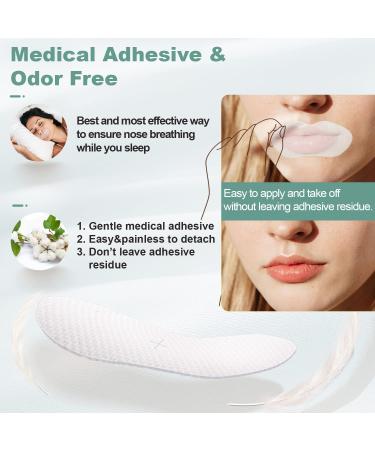 128Pcs Advanced Gentle Sleep Mouth Strips for Mouth Breathers - Instant Snoring Relief & Improved Nighttime Sleeping - Buy Online on GoSupps.com