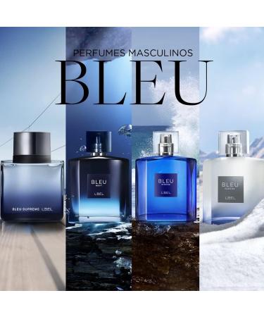 L'Bel - Bleu Intense Perfume for Men Long Lasting 100 ml/3.4 Oz Fresh 3.4 Fl Oz (Pack of 1) - Buy Online on GoSupps.com
