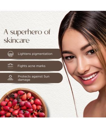 BEMT Rosehip Oil Cold-Pressed Unrefined & 100% Pure | Lightweight Fast-Absorbing Facial Oil | For All Skin Types | 50 ml - Buy Online on GoSupps.com