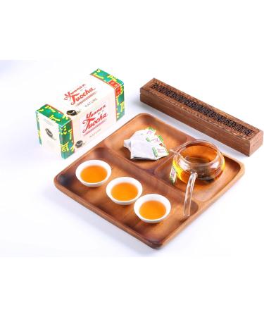  YUNNAN TUOCHA Yunnan Tuocha - Natural Tuocha Tea - 25 individual sachets - 50g - Pack of 12 - Guaranteed Chinese Tea of Origin (Version 1978-2015) - Buy Online on GoSupps.com