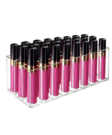 discoball Lip Gloss Make Up Organizer Lipstick Storage Box Acrylic Cosmetic Storage with 24 Places Style#4