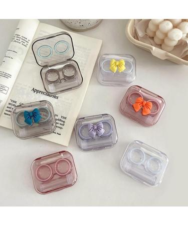 Shop Kiskick Transparent Contact Lens Container - Colorful Easy Open Design Complete Protection Light Green - Buy Online on GoSupps.com