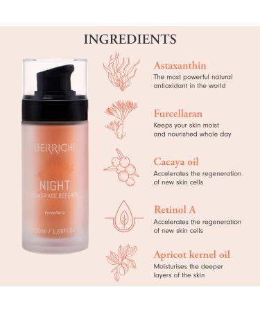 Cr me De Nuit Anti- ge Bio au R tinol - Cr me Visage Anti-Rides Vegan pour Femme L'astaxanthine & Aloe Vera I Cr me Anti-Rides Hydratante Peaux S ches & Mixtes I Cosm tique Naturelle Sans Parfum - Buy Online on GoSupps.com