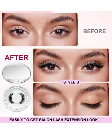 Krafty Magnetic Eyelashes | Reusable Natural Look Lashes | No Glue or Liner Needed | 2 Pairs with Applicator - International Shipping Available - Buy Online on GoSupps.com