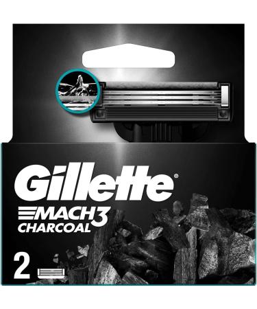 Buy Mach3 Charcoal Razor for Men - 1 Handle + 4 Blade Refill | International Shipping Available - Buy Online on GoSupps.com