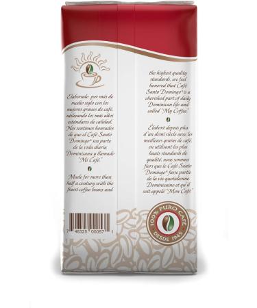 Santo Domingo Ground Dominican Coffee 1 Bag / Pound - Buy Online on GoSupps.com