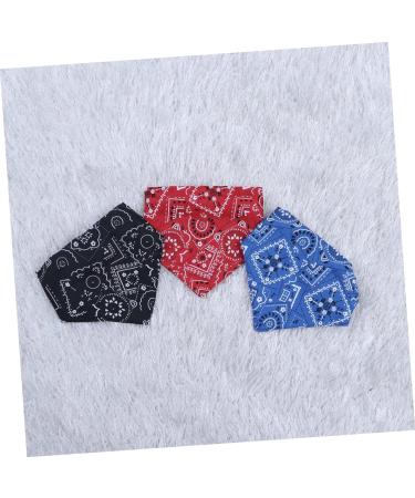 FRCOLOR 3pcs Puppy Collars Towel Bibs Pet Bandana Collar Pet Collar Scarf Accessories Necklace Small Dog L As Shown - Buy Online on GoSupps.com