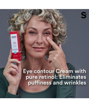 SkinLabo Retinol Eye Cream - Reduces Irritation Minimises the Appearance of Fine Lines of the Eye Contour with Microencapsulated Retinol Hyaluronic Acid - 15 ml (Old Version) - Buy Online on GoSupps.com