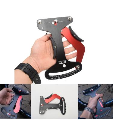 PURATEN Bicycle Spoke Tension Meter | Mountain & Road Bike Rim Adjustment Tool - Black - Buy Online on GoSupps.com