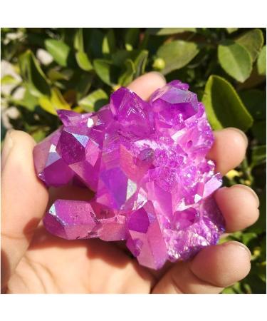 Natural Crystal Rough Crystal Cluster 160g Pink Quartz Crystal Cluster Titanium Bismuth Silicon Cluster Rainbow - Buy Online on GoSupps.com