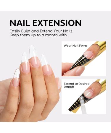 Builder Nail Gel 15ML - 7 in 1 Clear Base Gel Strengthener & Hard Gel for Nail Extensions | Shop Internationally - Buy Online on GoSupps.com