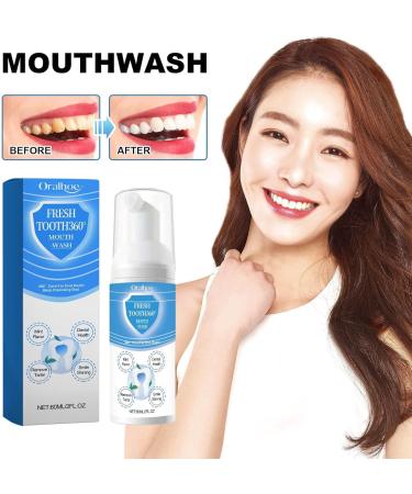 Whitening Toothpaste Mousse 60ml Brighten Teeth Remove Stains & Color Correction Foam for White Teeth | 1PC - Buy Online on GoSupps.com
