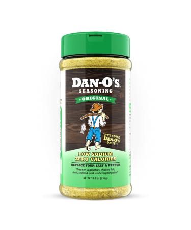 8.9 oz Dan-Os Original Seasoning | All-Natural, Low Sodium, Zero Sugar, All-Purpose Seasoning