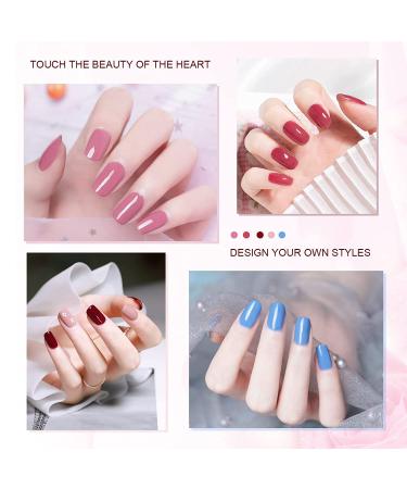 45 PCS Gel Nail Polish Kit: 42 Colors Green Blue Red Pink Collection - Perfect Gifts for Women - SET 3 - Buy Online on GoSupps.com