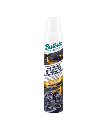 Batiste Dry Shampoo Overnight Deep Cleanse Prevent Oil Build-up In Hair Made With Charcoal Waterless Shampoo 200 mL Overnight 200 ml (Pack of 1)