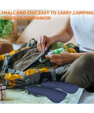 Portable Boot Dryer and Deodorizer with Fan - Ideal for Work Boots, Sports, Hiking, Hunting - Eliminates Odors - Blue+O3 - Buy Online on GoSupps.com