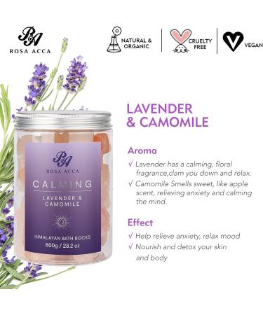 Pure Naturals Organic Himalayan Bath Soak Salt with Lavender Oil - Relaxation & Stress Relief for Body & Foot - Gift for Women & Men - Buy Online on GoSupps.com