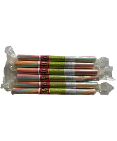 20 X Birthday Cake Rainbow Fruit Flavour Rock Sticks Handmade Traditional Rainbow Classic Sweets Retro Seaside Gift Wholesale Confectionery - Buy Online on GoSupps.com