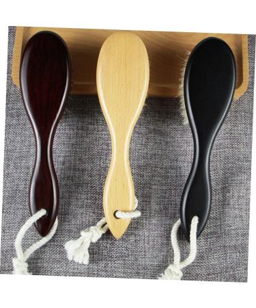 Minkissy 2-Pack Baby Bath Brush Set | Mustache & Beard Hairbrushes for Men | Bamboo Infant Hair Brush 20x5cm | International Shipping Available - Buy Online on GoSupps.com
